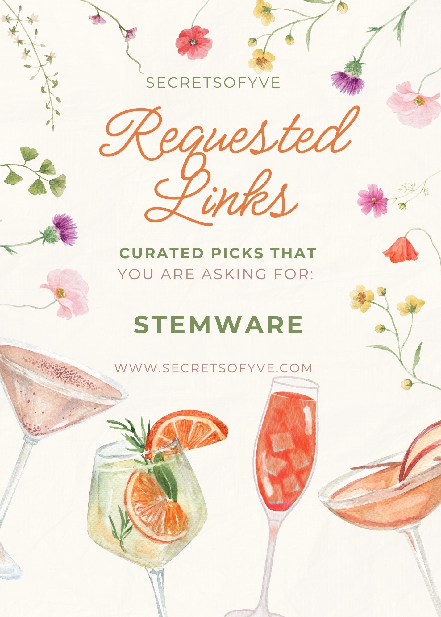 SecretsofYve: Love receiving your messages & the most recent one was a request for stemware/glassware. Curated some of my favorites for you! 🎁 Gifting idea. 
#Secretsofyve #ltkgiftguide
Always humbled & thankful to have you here.. New posts daily at 3pm & 4:15pm EST. 
CEO: PATESI Global & PATESIfoundation.org
@secretsofyve : where beautiful meets practical, comfy meets style, affordable meets glam with a splash of splurge every now and then. I do LOVE a good sale and combining codes! #ltksalealert #ltku #ltkplussize #ltkmidsize #ltkover40 #ltkpetite #ltktall #ltkfoodie #ltkmens #ltkmomlife secretsofyve

#LTKSeasonal #LTKHome #LTKWedding