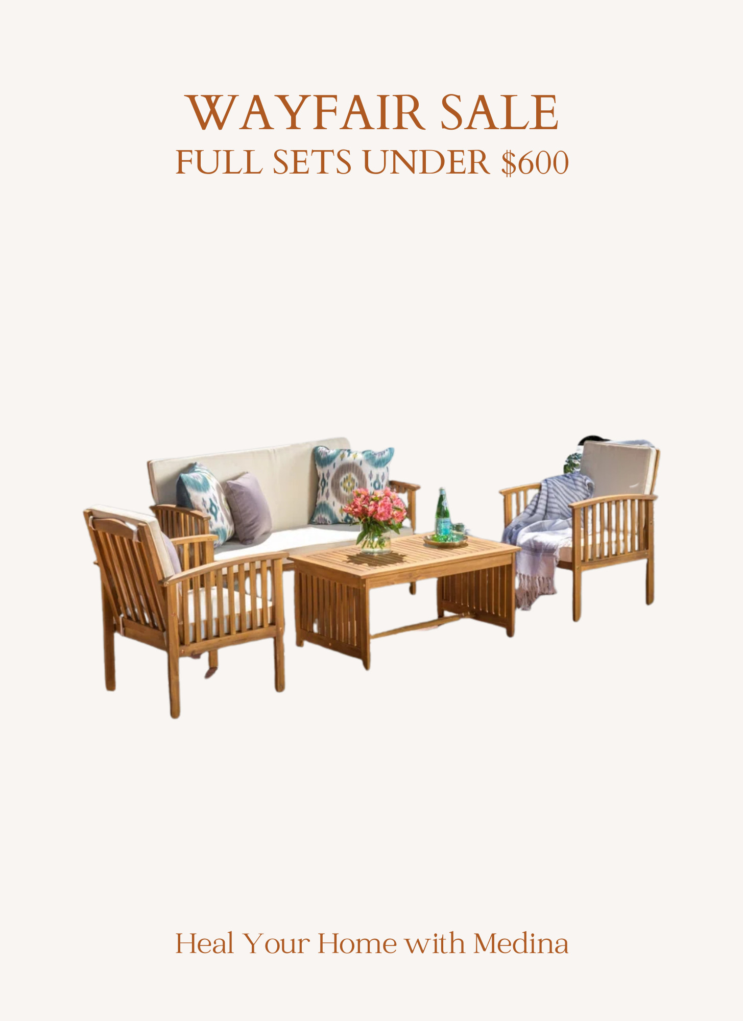 Patio set's for outdoor living on sale! 

 #LTKSeasonal #LTKHome #LTKSaleAlert