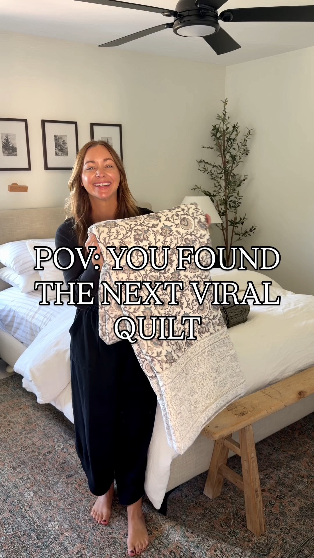 🔗 Follow + comment “QUILT” and I’ll send you the link! 🌸

This floral quilt looks like something you’d find in a designer bedroom… but it’s an Amazon find. 👀

The vintage-inspired floral print, soft colors, and cozy quilted texture instantly make a bedroom feel more collected + expensive without spending a fortune.

I have a feeling this one is going to go VIRAL. 🤍 Save it before everyone finds it!

#amazonhome #amazonfinds #bedroomdecor #floralbedding #cozybedroom #homefinds #bedroominspo

#LTKSeasonal #LTKHome #LTKSaleAlert
