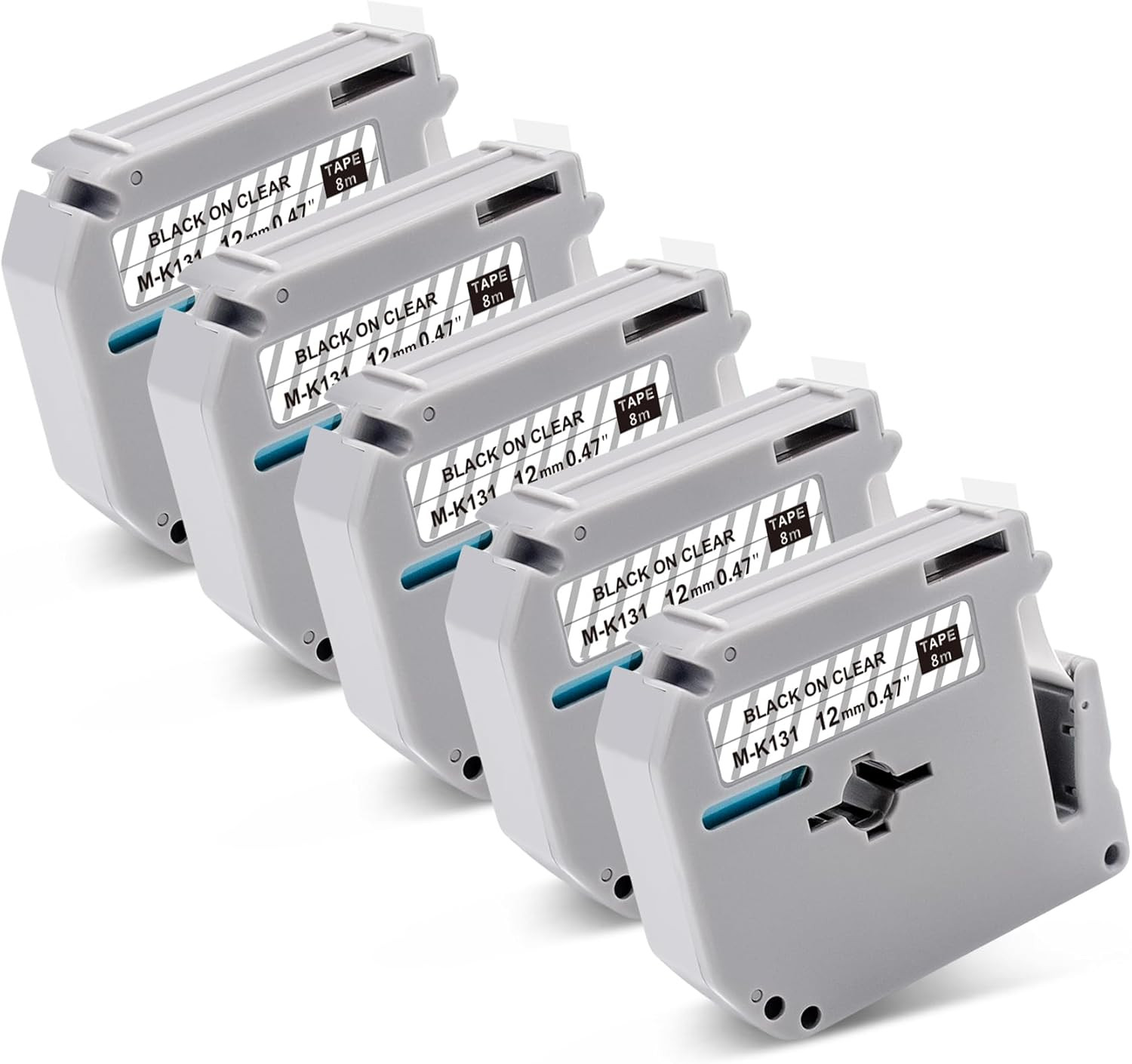 BOYEEZON 5Pack M-K131 Clear Tape Compatible for Brother P Touch M Tape M-K131s MK131 Label Maker ... | Amazon (US)