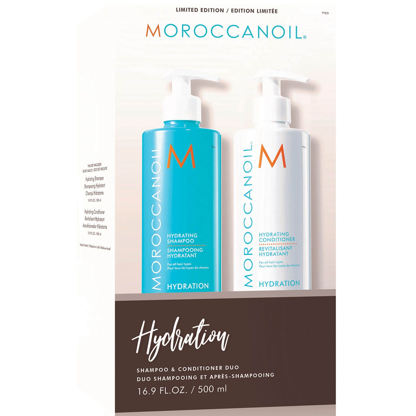 Moroccanoil Hydrating Shampoo & Conditioner Duo (2x500ml) (Worth £69.40) | Look Fantastic (UK)