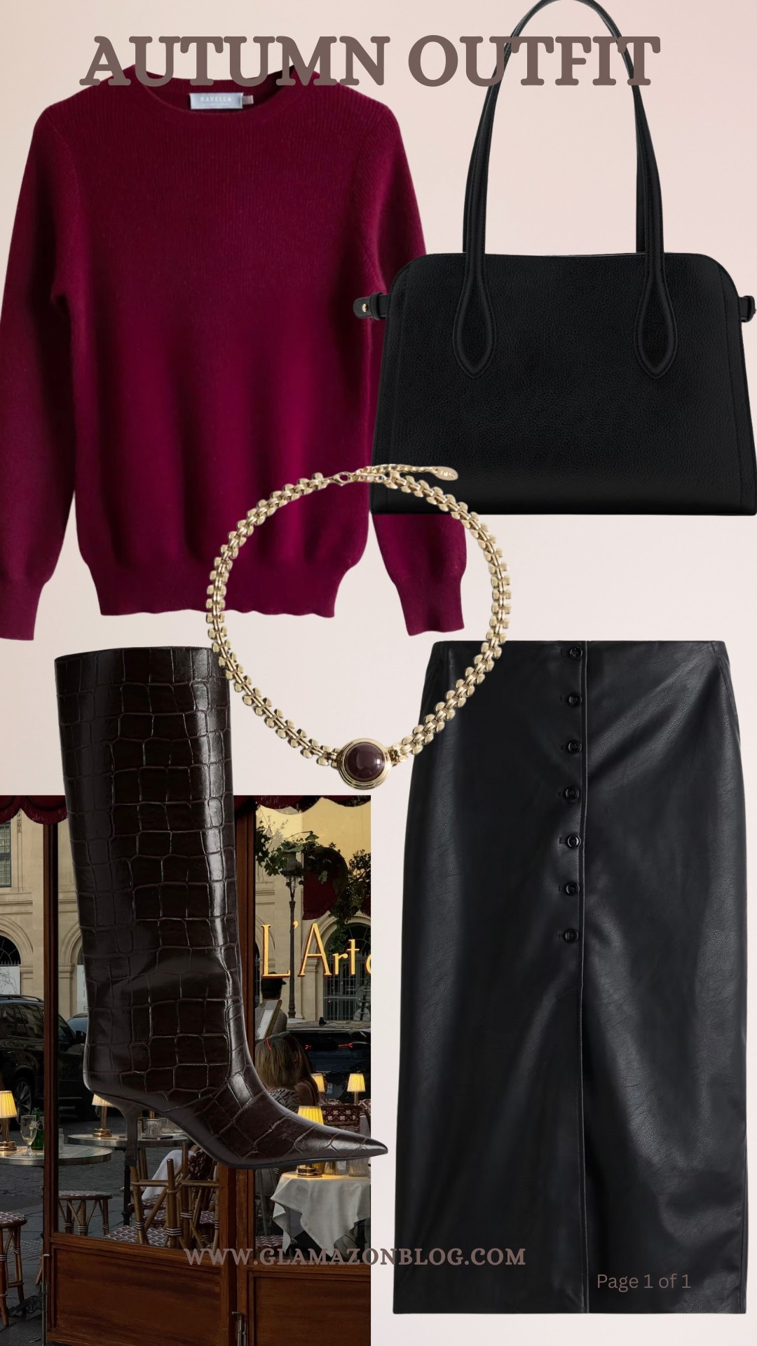 Highstreet outfit, autumn outfit, burgundy knit, pencil skirt, mango bag

#LTKeurope #LTKautumn #LTKuk