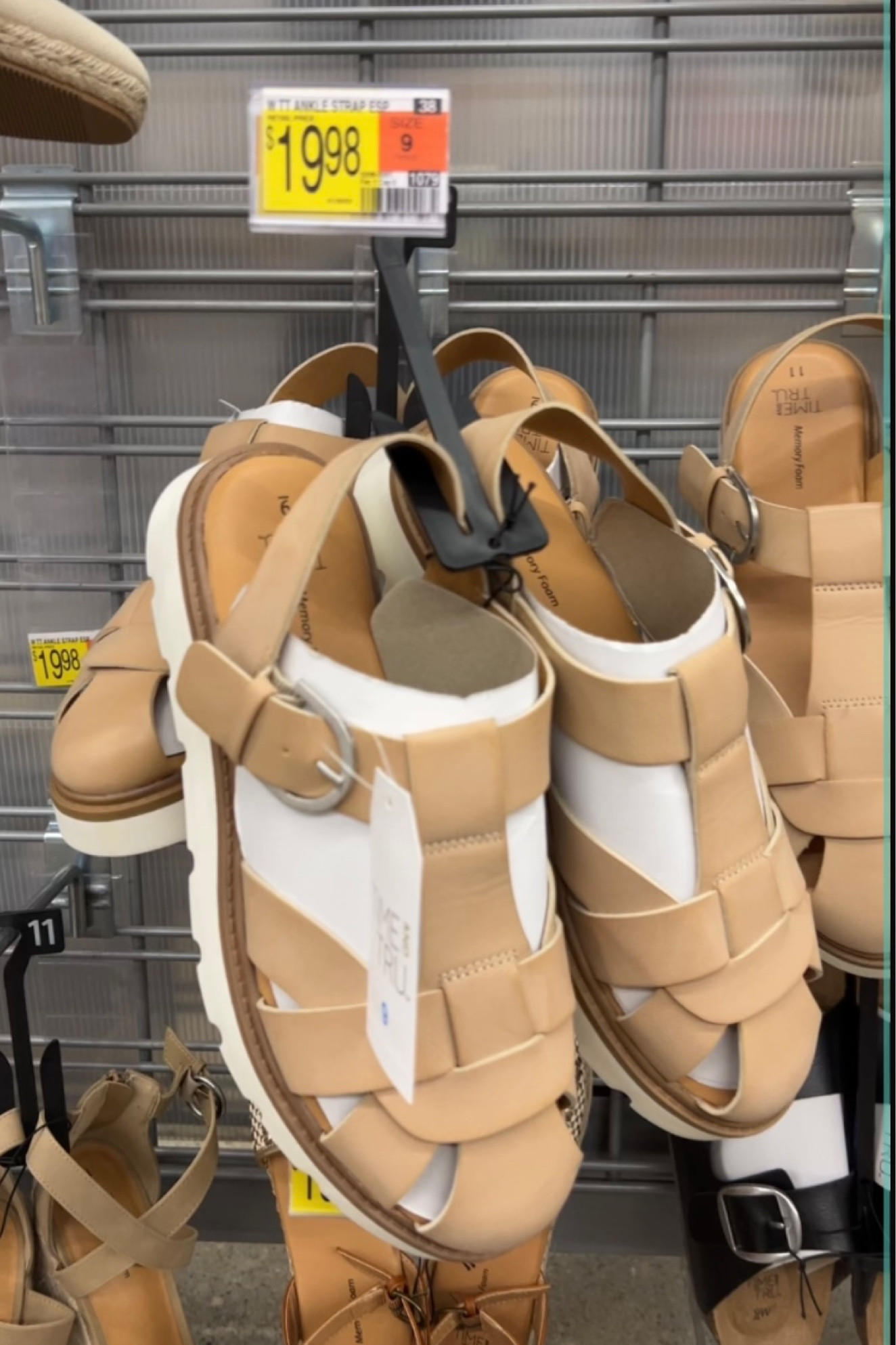 These Walmart platform sandals are sooo good!! 
Spring sandals 
Spring shoes 
Walmart finds 

#LTKunder50 #LTKshoecrush