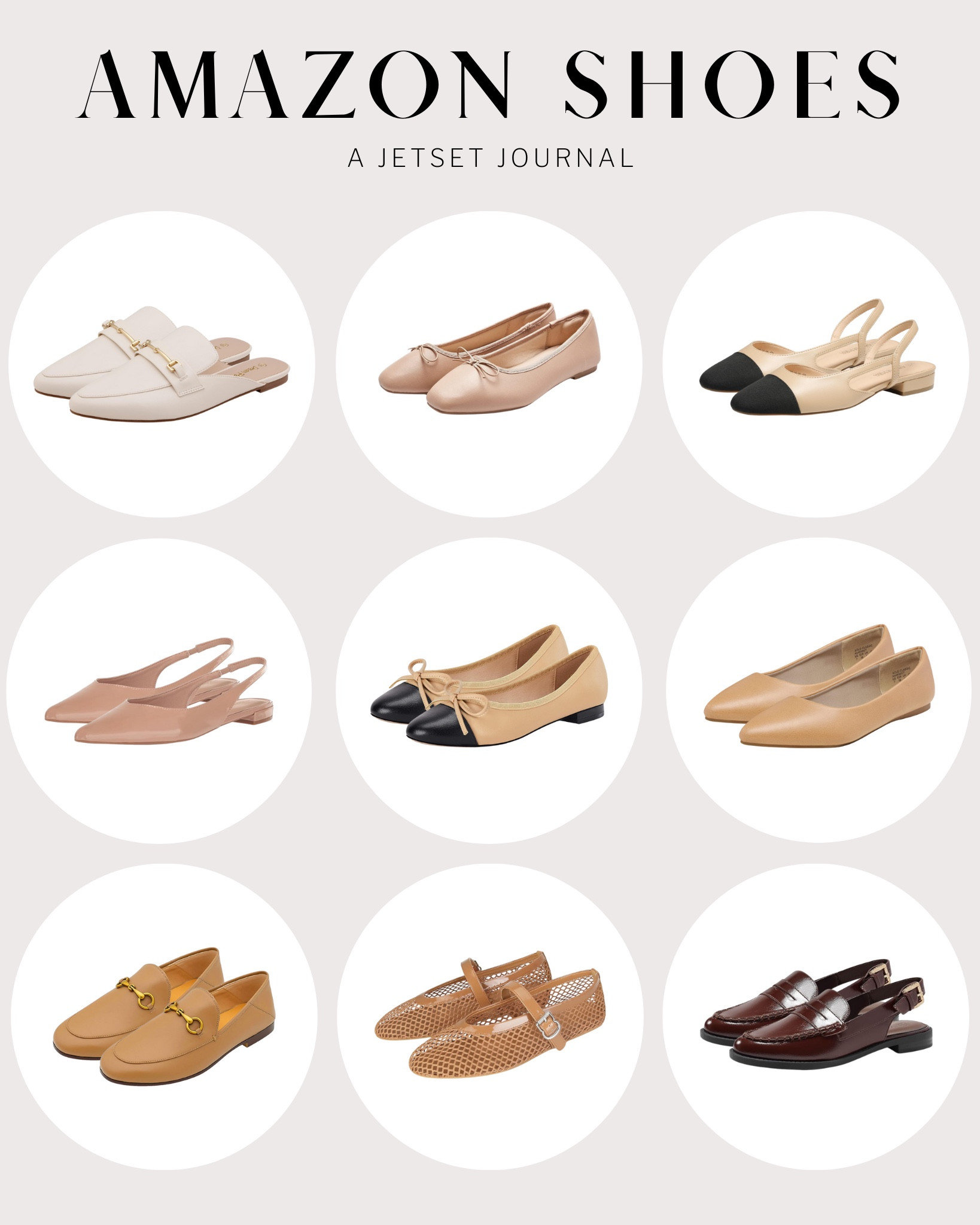 Choose the perfect pair of transition shoes that will keep you comfortable!
flat shoes, neutral shoes, mesh flats, trendy shoes, transitional style, amazon favorite, shoe crush, shoe inspo, summer to fall

#LTKStyleTip #LTKShoeCrush #LTKSeasonal