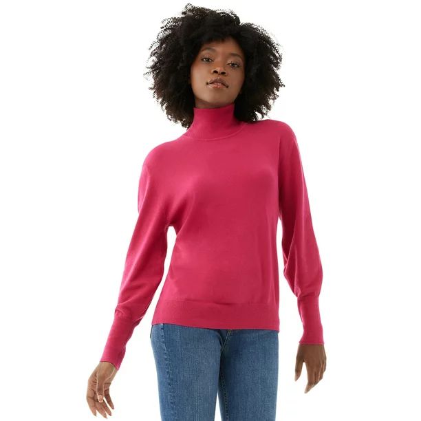 Free Assembly Women's Turtleneck Sweater | Walmart (US)