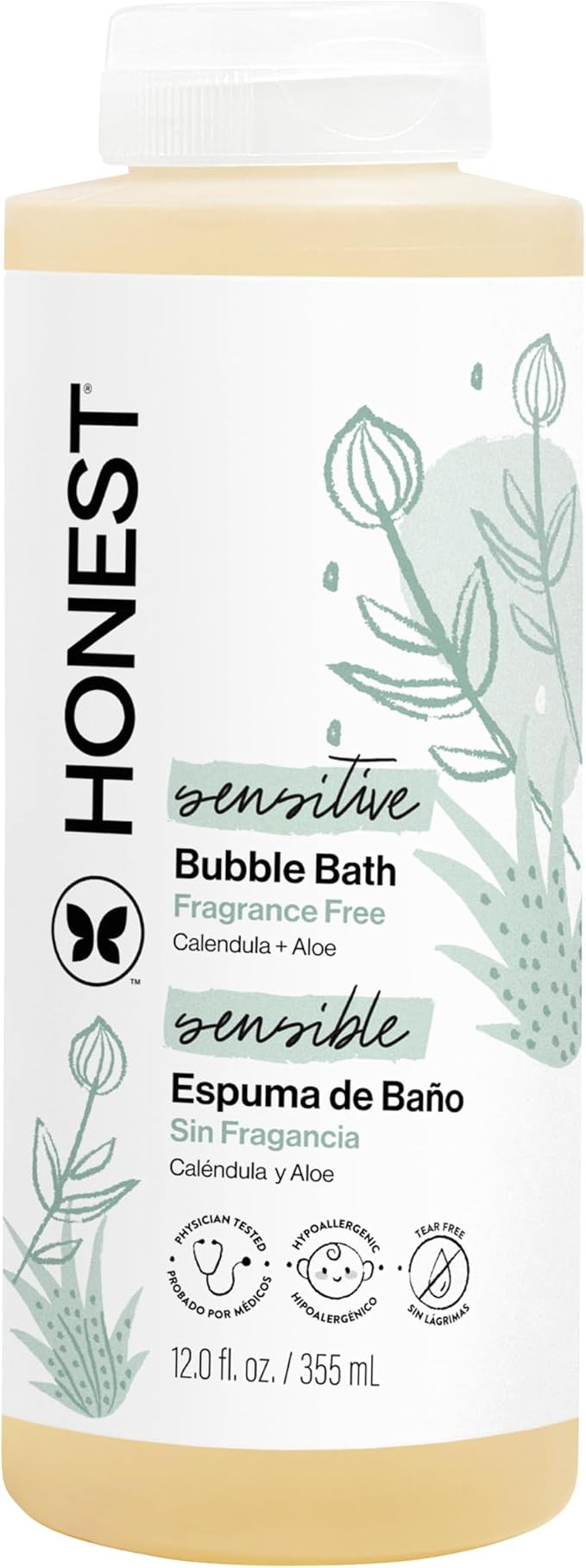 The Honest Company Foaming Bubble Bath Gentle for Baby, Naturally Derived, Tear-free, Hypoallerge... | Amazon (US)