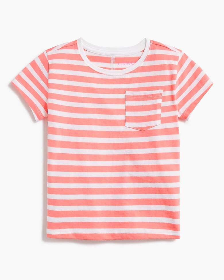 Girls' striped weekend tee | J.Crew Factory