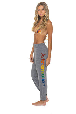 AVIATOR NATION VENICE SWEATPANTS - HEATHER GREY | Aviator Nation