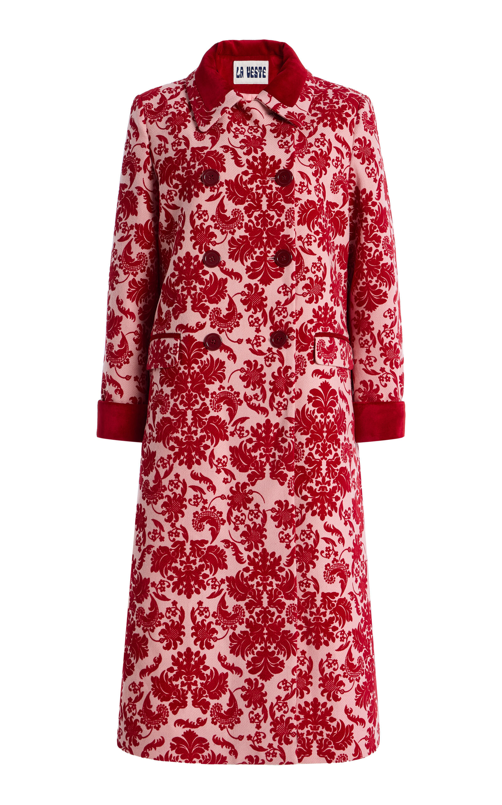 Miranda Flocked Wool Coat | Moda Operandi (Global)