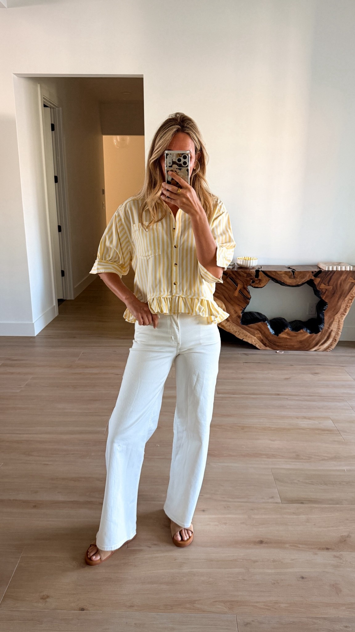 Target jeans size 6 regular 5’9” 

#LTKootd #LTKMothersDay