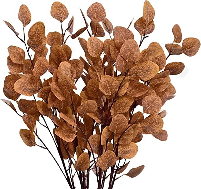 Amazon.com: Dolicer 35.4" Artificial Eucalyptus Leaves Stems Fall Eucalyptus Stems Tall Silver Do... | Amazon (US)