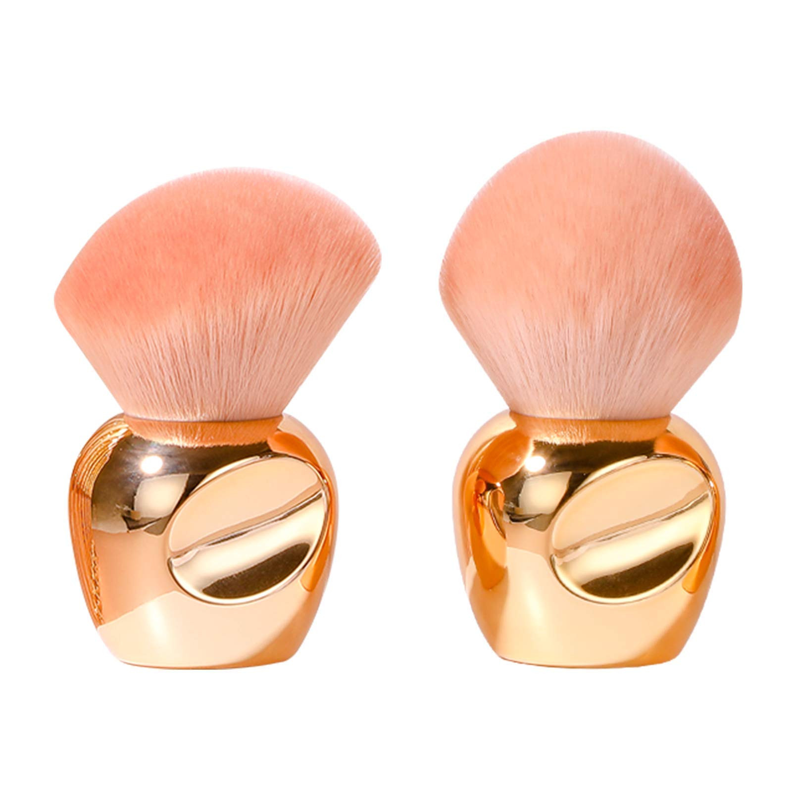 Oneleaf Kabuki Makeup Brushes Premium Synthetic Flat Foundation Kabuki Makeup 2 Pcs Brush Set, Go... | Amazon (US)