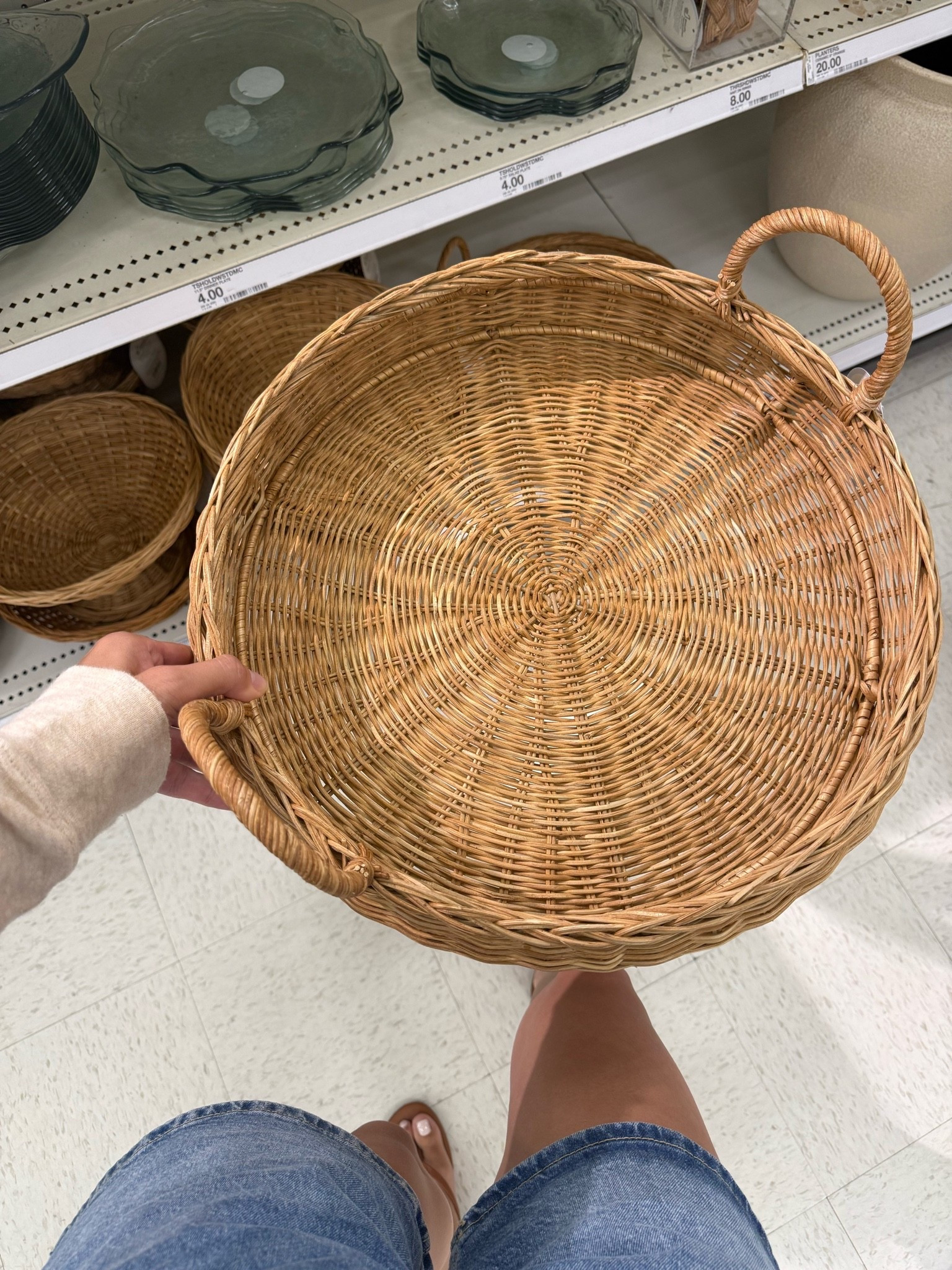 How cute is this Rattan Tray! 17x17 inches. It would be perfect for coffee table decorations or taking foods in and out. @Target

#LTKSeasonal #LTKHome