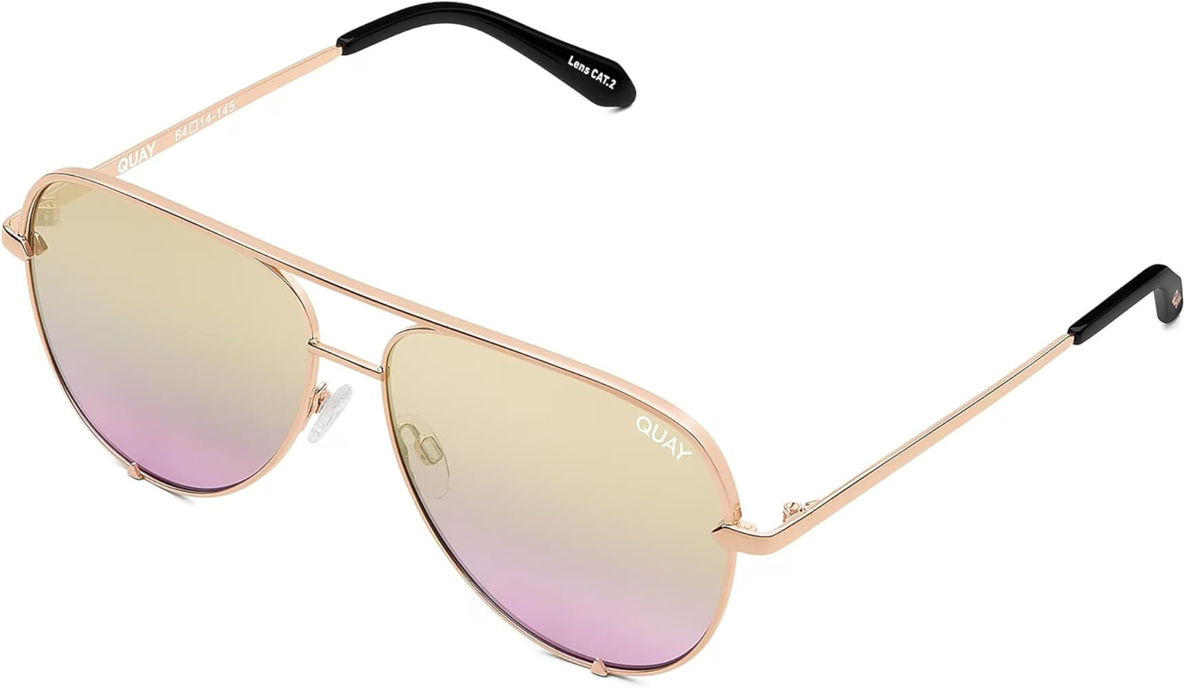 Quay - Sunglasses for Men & Women, Aviator Lenses with UV Protection, Oversized Sunglasses (High ... | Amazon (US)