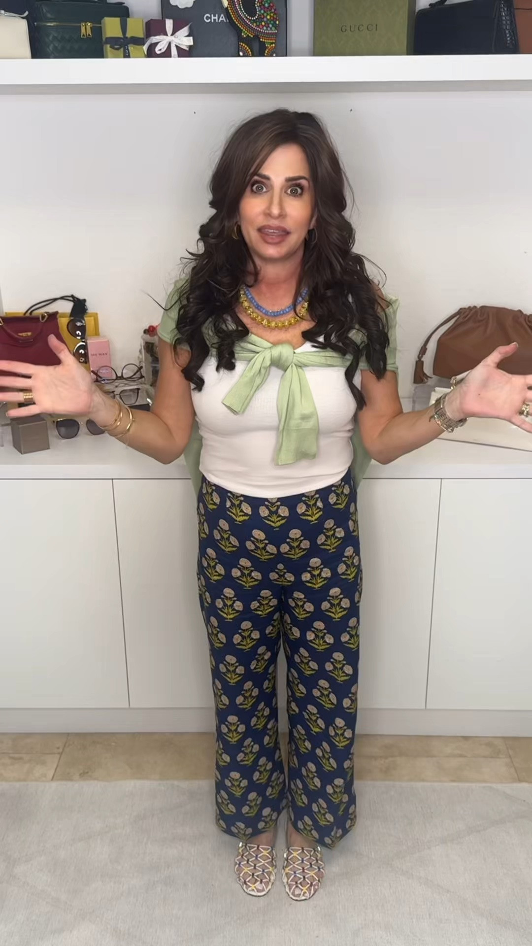Such a fun and pretty look. Pants 0p , tank sm, cardi sm, shoes TTS .

#LTKootd #LTKPetite #LTKOver40