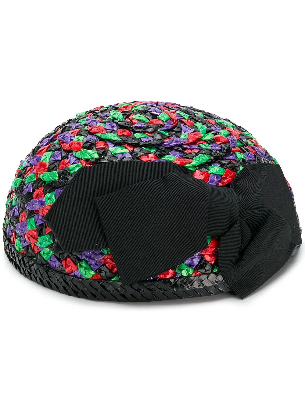 Yves Saint Laurent Vintage woven hat - Multicolour | FarFetch Global