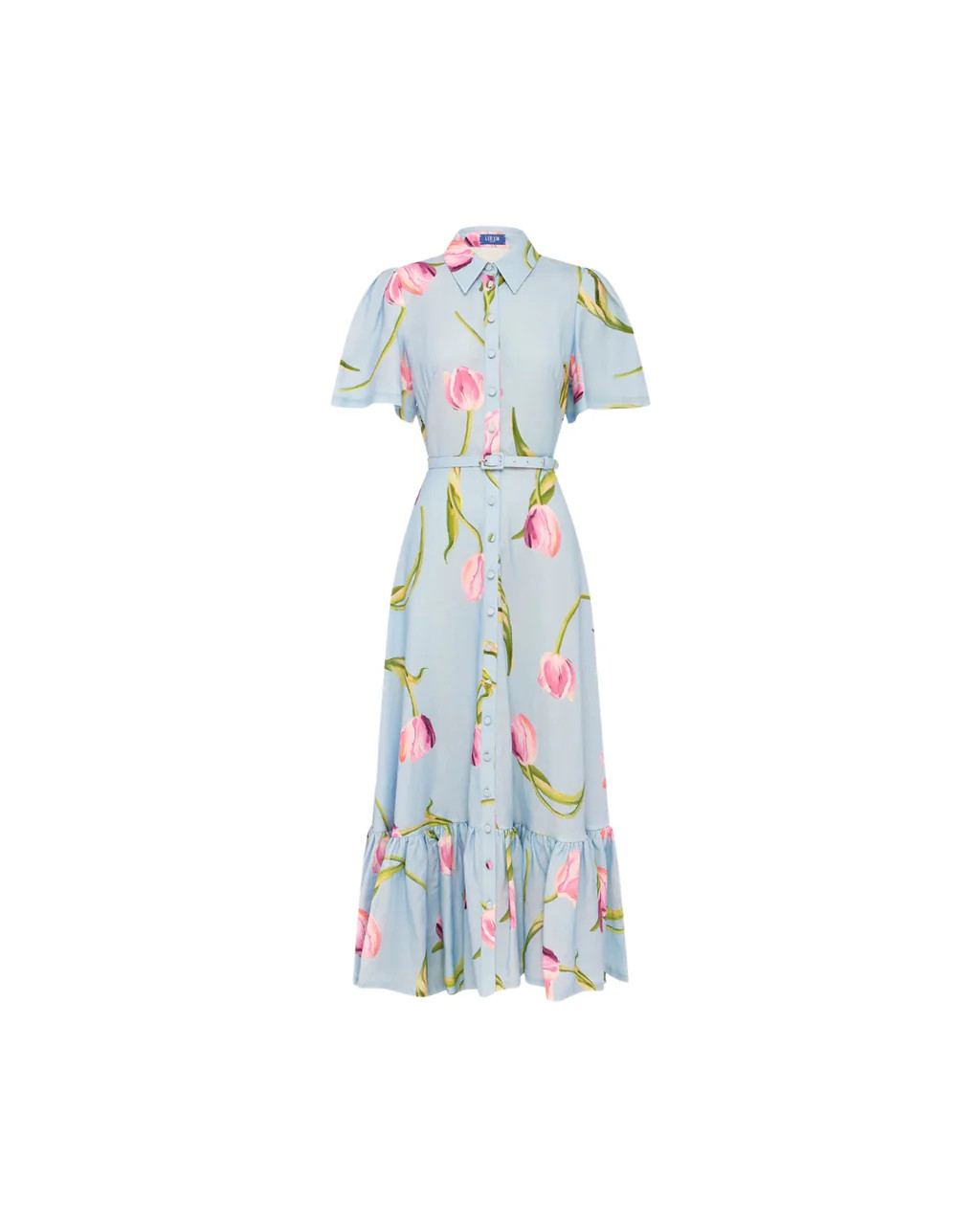 BECCA SHORT SLEEVE MIDI DRESS | FEBE Clothing