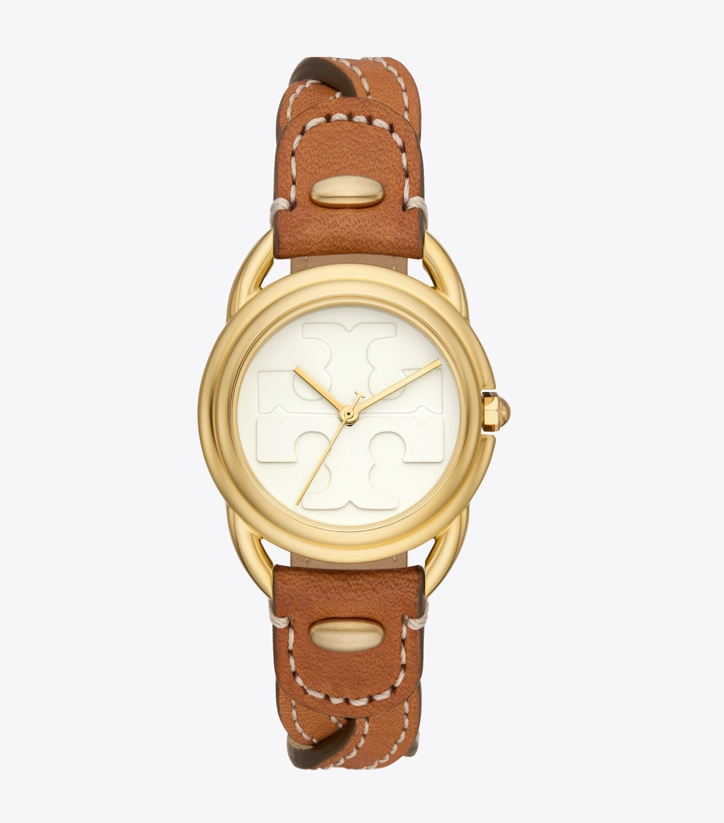 MILLER WATCH, LEATHER/GOLD-TONE STAINLESS STEEL | Tory Burch (US)