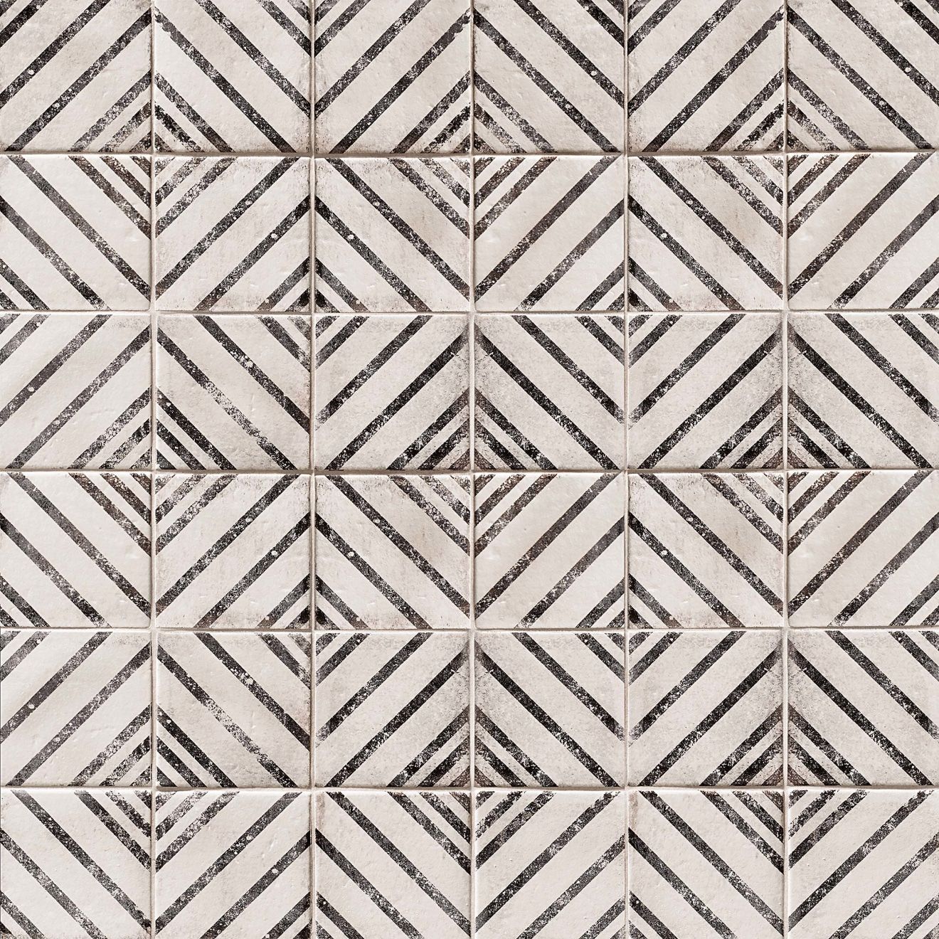 Vivace 4" x 4" Decorative Tile in Motif Rice | Bedrosians Tile & Stone