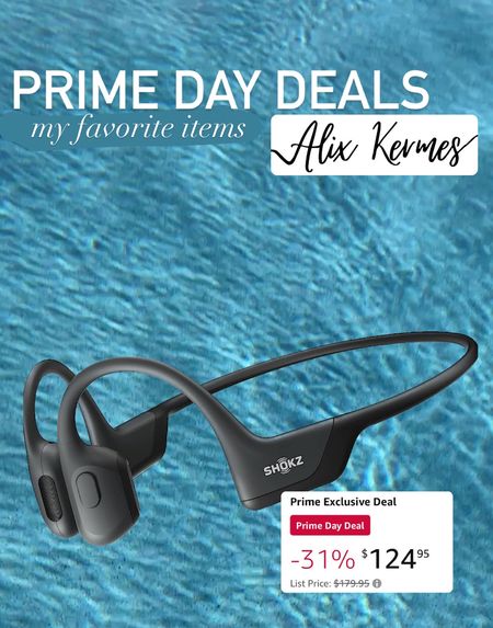 Another Prime Day Deal! My favorite headphones from Shokz 

 Stay aware and motivated through any workout with our 8th generation bone conduction technology. OpenRun delivers quality audio while leaving your eardrums open to surroundings for ultimate safety.

Completely sweat and waterproof for workouts, fitness and running. 

Enjoy eight continuous hours of music, calls and podcasts with our Bluetooth headphones.

#LTKFitness #LTKFind #LTKxPrimeDay