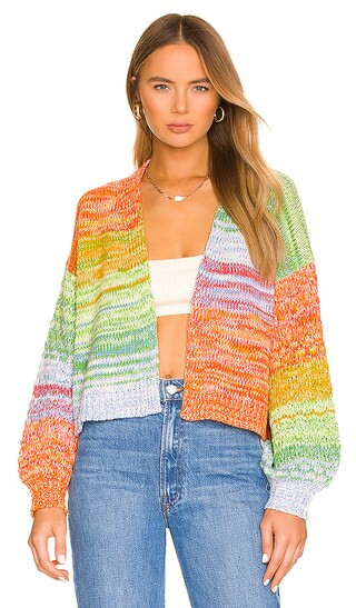 Ombre Cardigan in Papaya Multi | Revolve Clothing (Global)