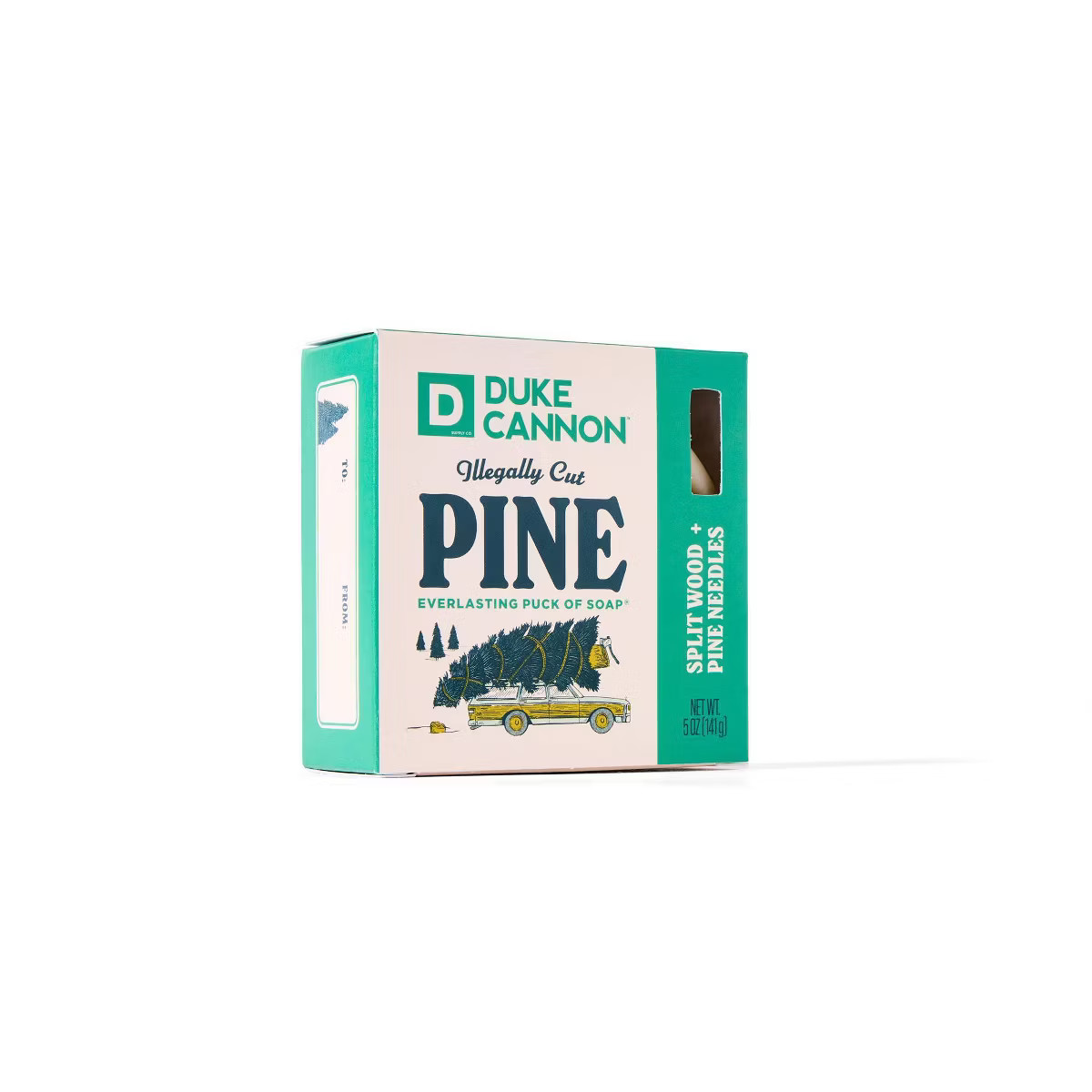 Duke Cannon Supply Co. Men's Holiday Everlasting Puck Soap - Illegally Cut Pine - 5oz | Target
