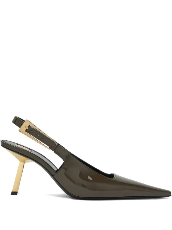 Saint Laurent 75mm Lee Pumps | Green | FARFETCH NA | Farfetch Global