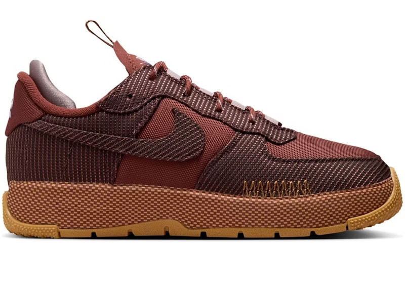 Nike Air Force 1 Wild Low (Women's) Sneakers in Dark Pony/Light Violet Ore/Flax | StockX