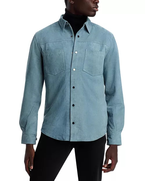 BLANKNYC Regular Fit Leather Shirt Jacket    | Bloomingdale's Men | Bloomingdale's (US)