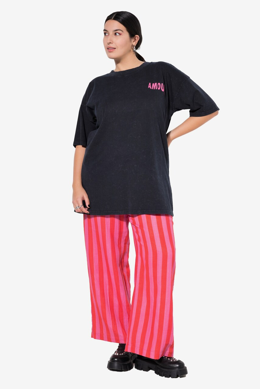 Studio Untold Wide leg Broek in Lichtroze | ABOUT YOU | ABOUT YOU NL