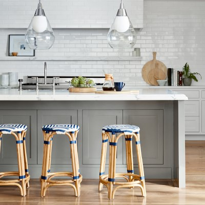Parisian Bistro Backless Counter Stool | Williams-Sonoma