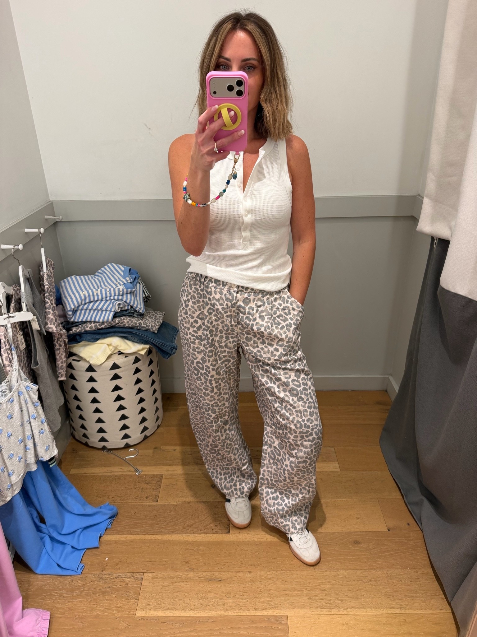 Size small regular in bottoms. Small top.