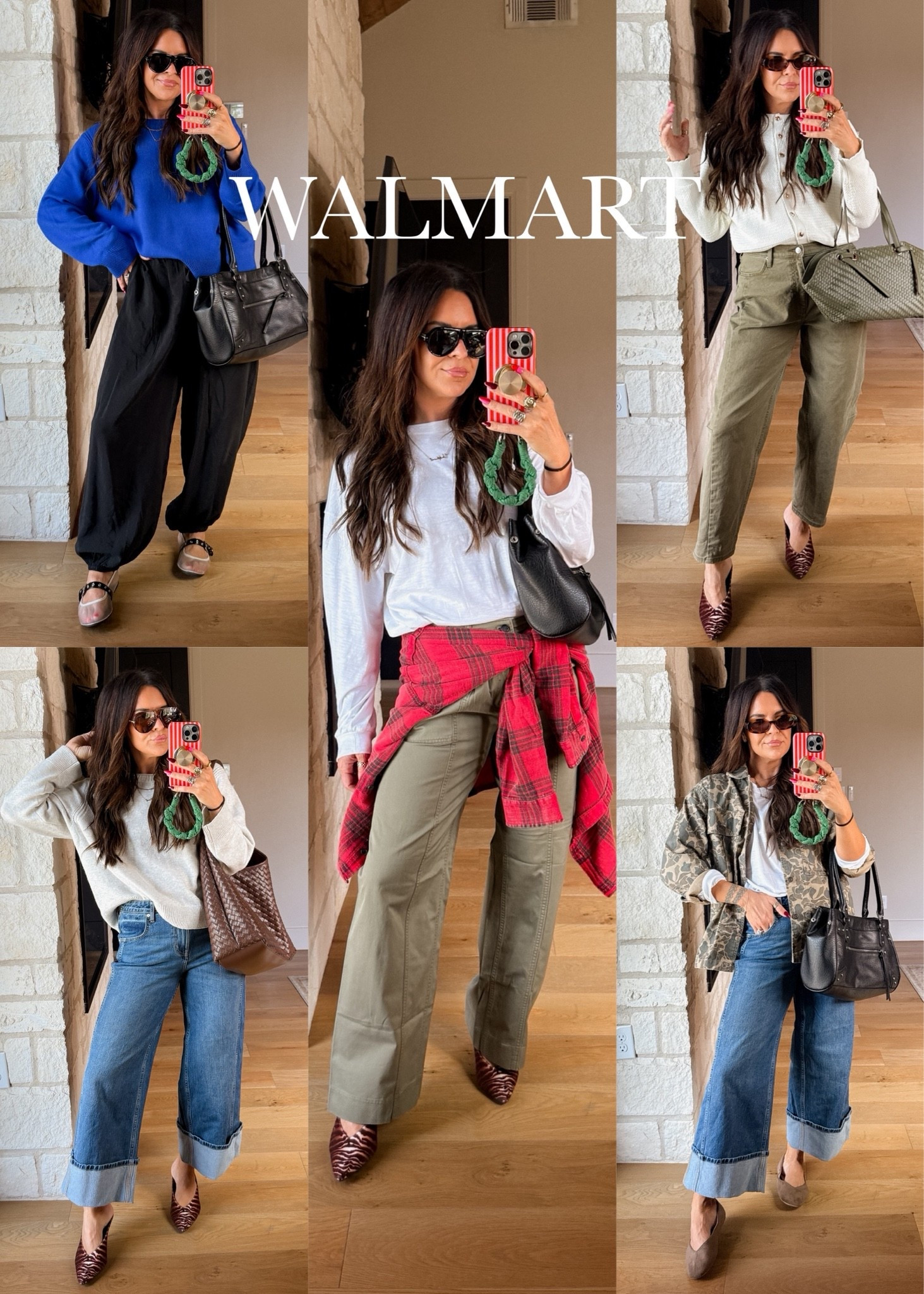 Walmart casual to chic looks for fall 
Blue and Grey sweater: XL
White long sleeve: large
Men’s jacket: large (could have done. Medium)
Button sweater: large
All bottoms (size 10) 
Black balloon pants: large

#WalmartPartner #Walmart #WalmartStyle @Walmart @WalmartStyle

#LTKootd #LTKOver40 #LTKMidsize
