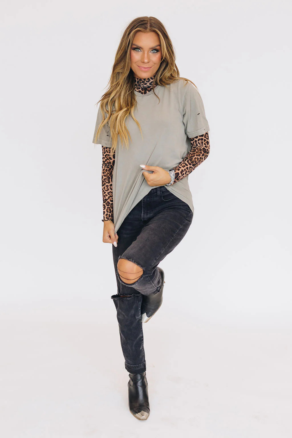 WKND Original Design: Oh My Leopard Mesh Top [S-3X] | WKNDchasers