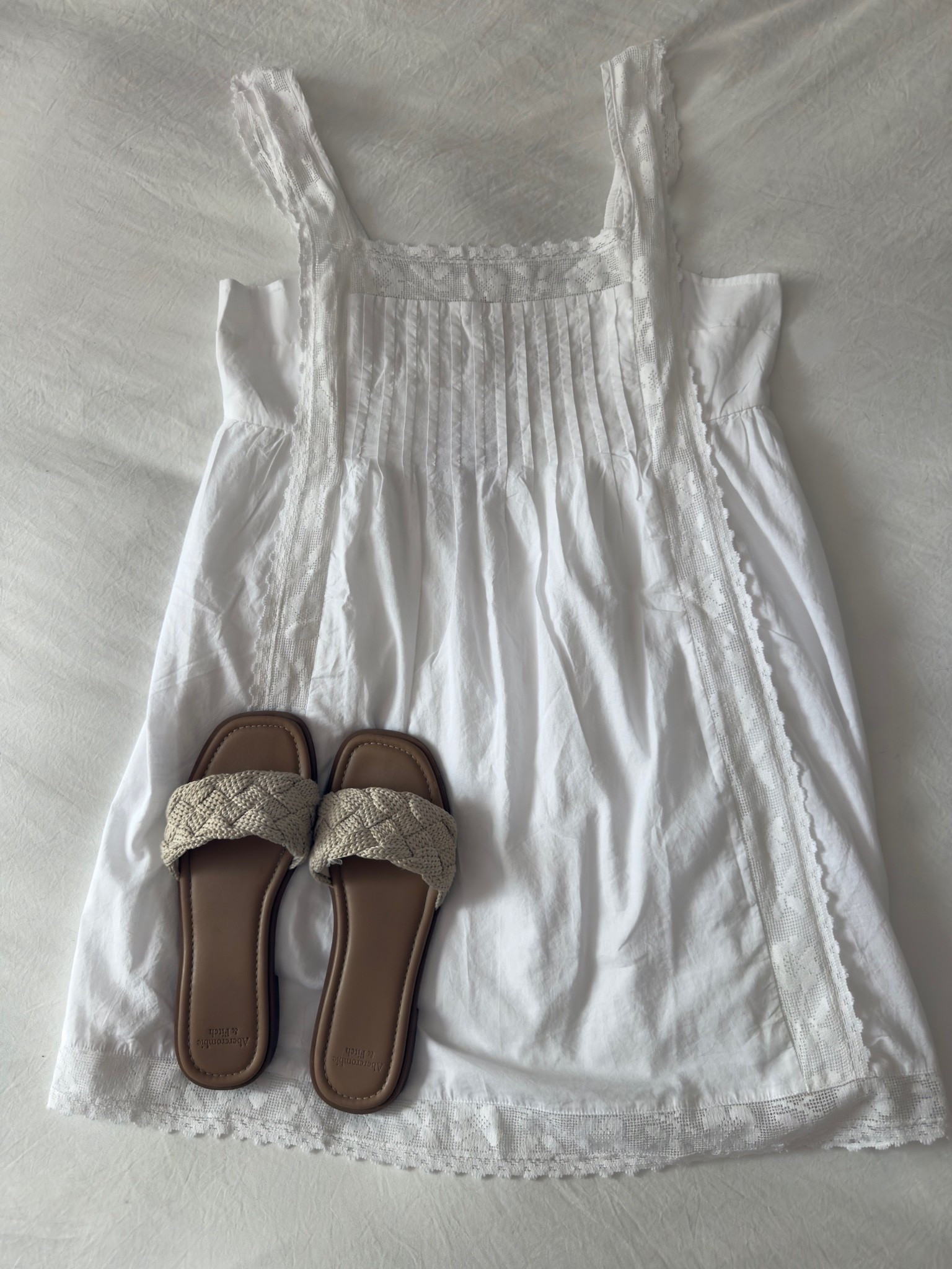 100% cotton dress for summer 🤎 
I’m 5’4” and it hits a bit above my knees 

#americaneagle #ae #summerdress #coastal #whitedress

#LTKootd #LTKSeasonal
