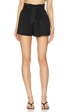 Cleobella Toula Shorts in Black from Revolve.com | Revolve Clothing (Global)