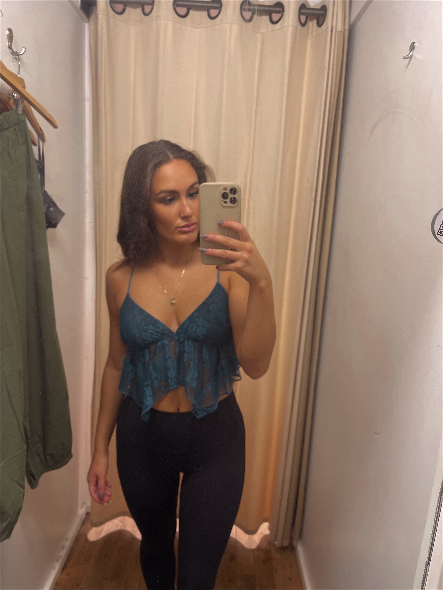 Going Out crop Top elegant blue green | Size S

#LTKfit #LTKstyletip