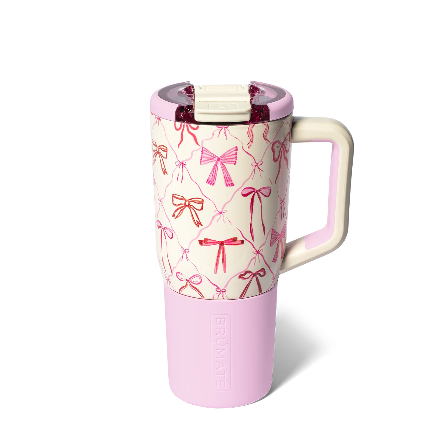 Müv 25oz | Pink Bow Mug | BrüMate | Brumate