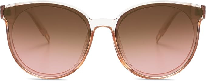 SOJOS Oversized Round Sunglasses for Women and Men | Amazon (US)