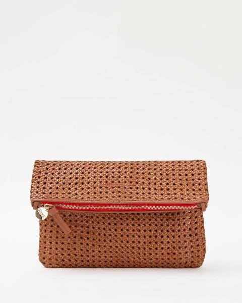 Foldover Clutch w/ Tabs | Clare Vivier