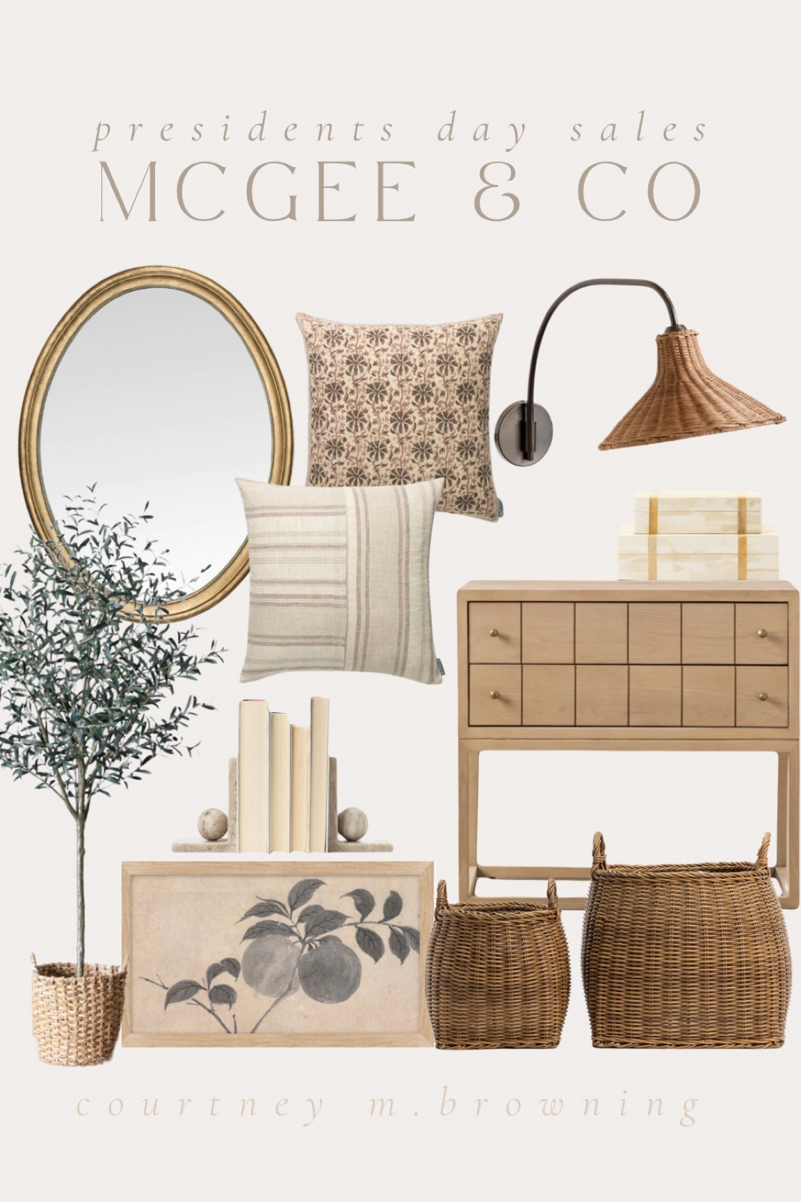 McGee and Co Presidents Day sale - up to 30% off! Neutral decor, home decor, designer interiors, olive tree, nightstand, neutral home 

#LTKsalealert #LTKhome