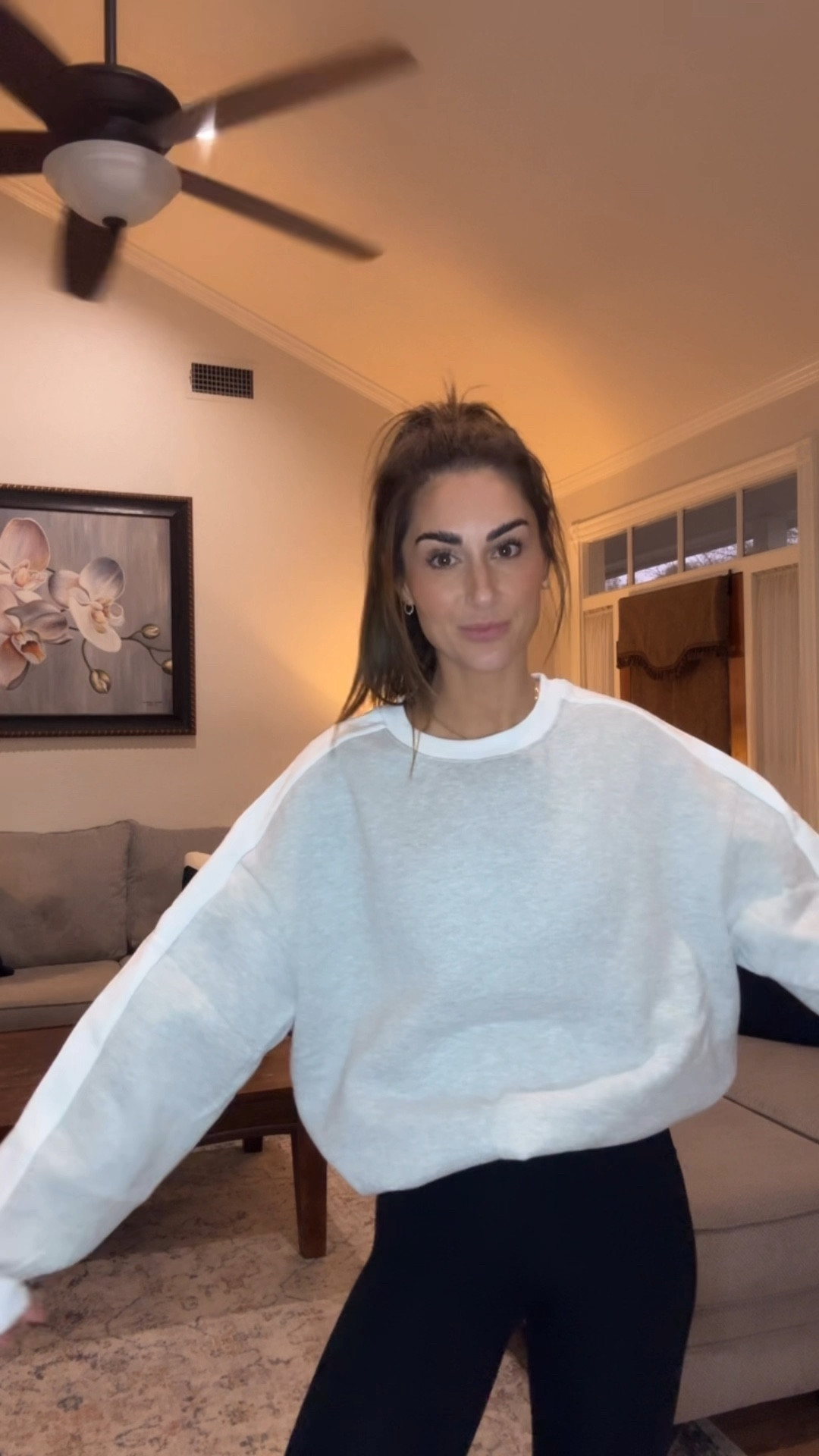 I’m wearing a size Medium! I’m 5’7” and 130lbs for reference! 

#LTKFindsUnder50 #LTKFitness #LTKActive