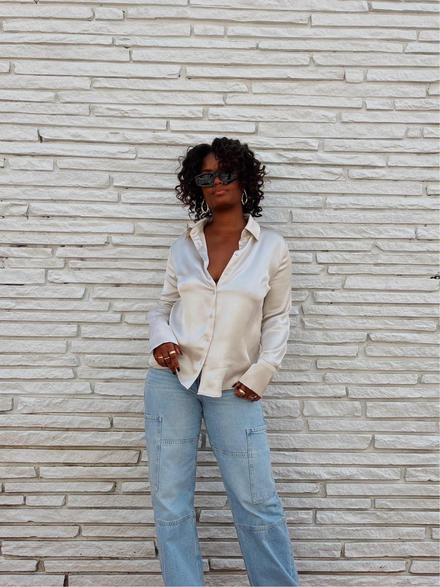 Casual Sunday fit. I’m wearing a medium in the top and 27 in jeans 

#LTKfit #LTKSeasonal #LTKstyletip