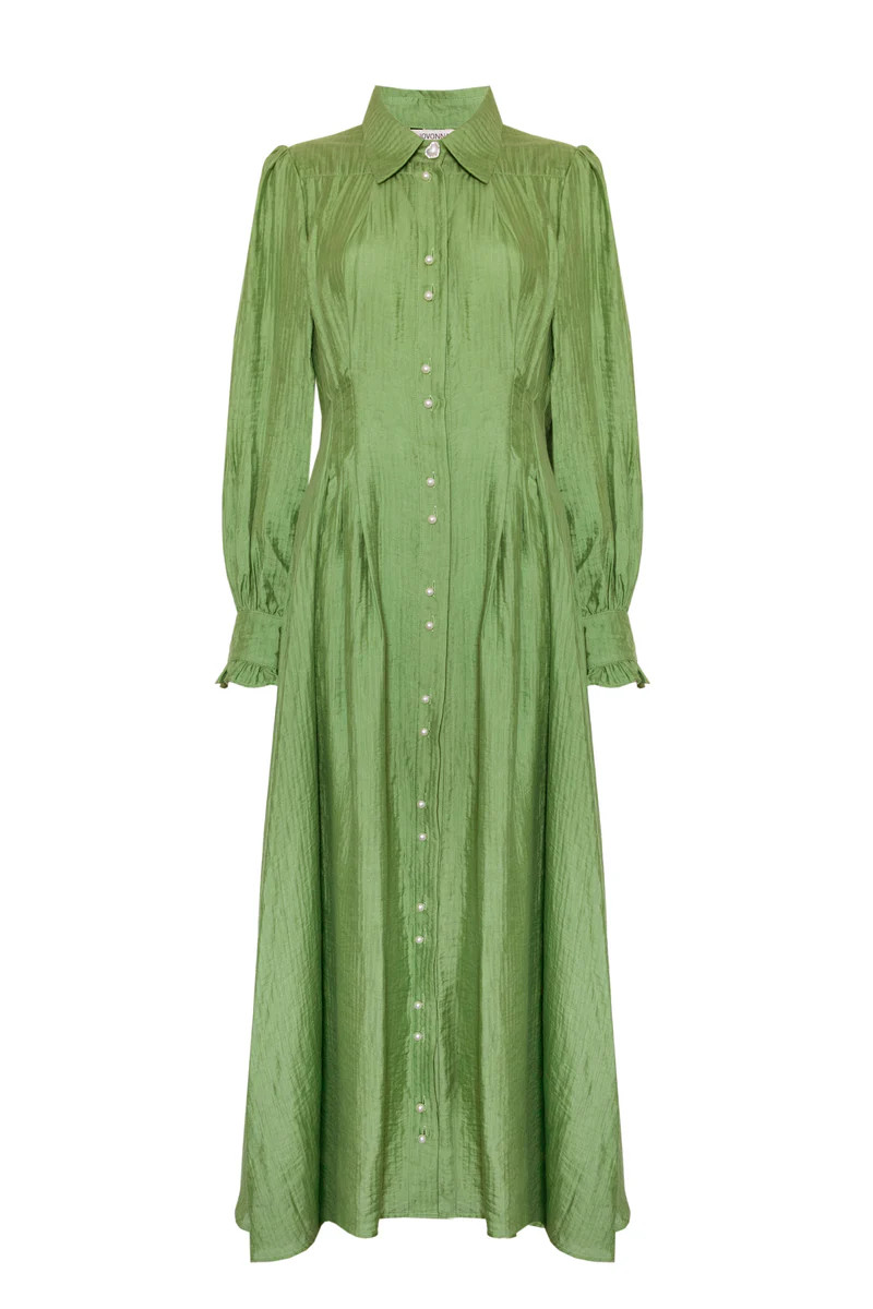 LYLA DRESS GREEN | Jovonna London