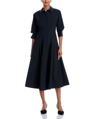 Jazz Poplin Pintuck Midi Dress | Bloomingdale's (US)