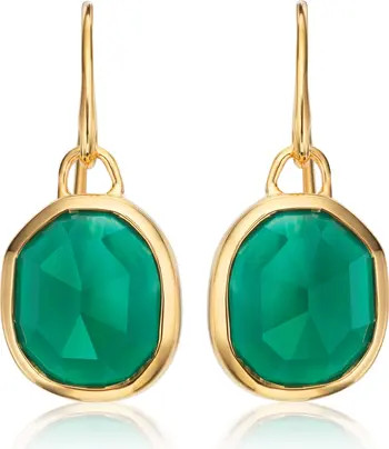 Siren Bezel Set Drop Earrings | Nordstrom