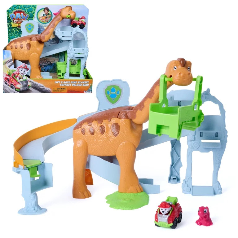 PAW Patrol: The Dino Movie Lift & Race Dino Playset, Ages 3+ | Walmart (US)