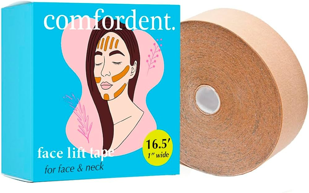 Kinesiology Tape for Face & Neck Lift - Non-Invasive Wrinkle Remover - Anti-Wrinkle Myofascial Re... | Amazon (US)