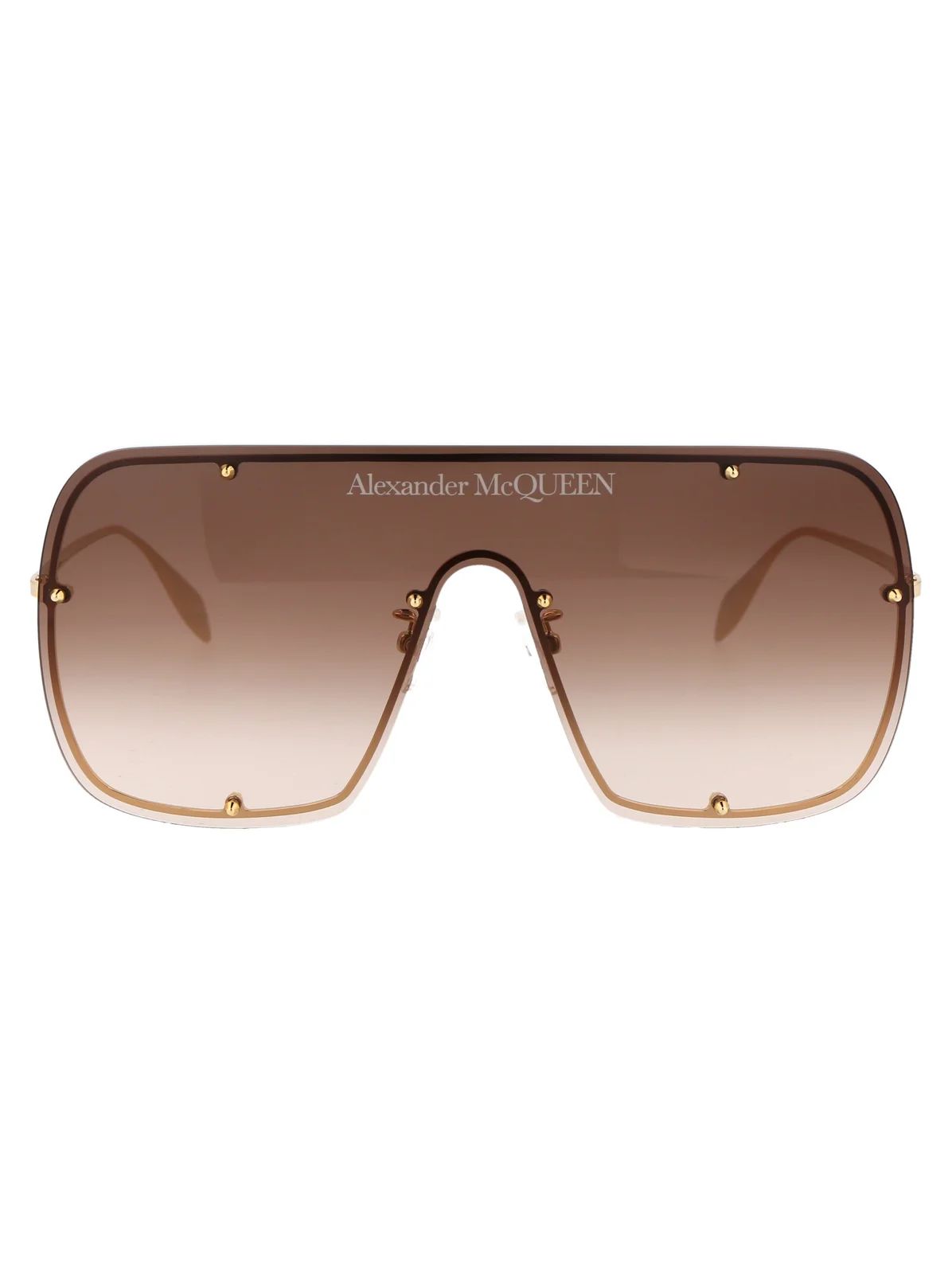 Alexander McQueen Eyewear Shield Frame Sunglasses | Cettire Global