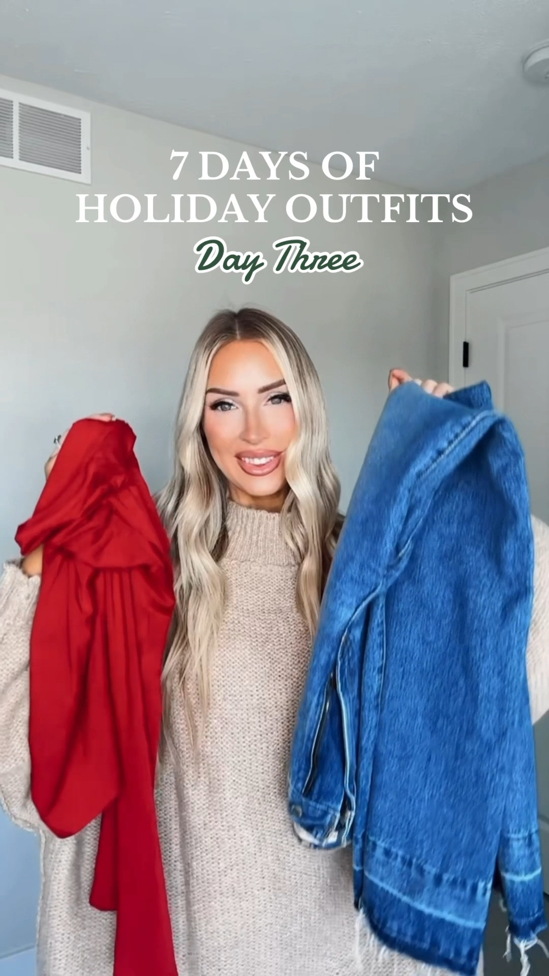 7 days of Amazon Holiday Outfits 🎄 Day 3/7! The perfect casual, but dressy outfit to wear to a family get together 🤍

#LTKHoliday #LTKFindsUnder100 #LTKStyleTip